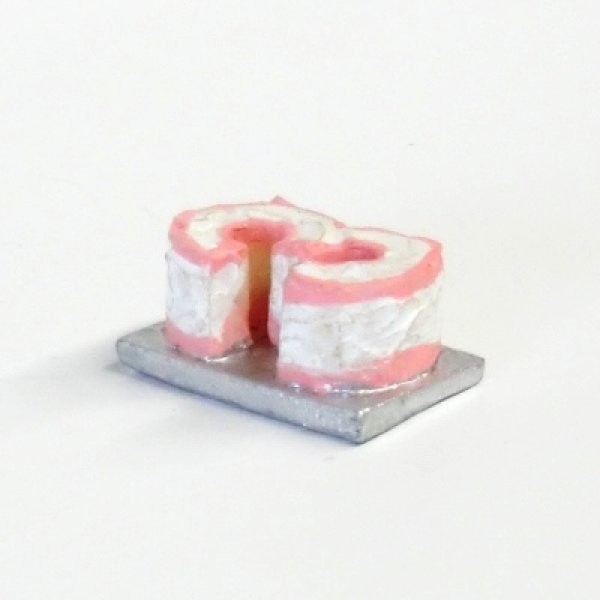 画像5: バースデー　ケーキ　”３”　ピンク (5)