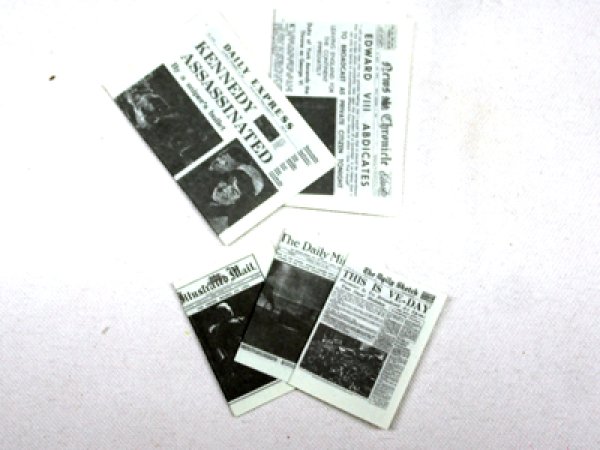 画像1: 新聞　5枚セット (1)