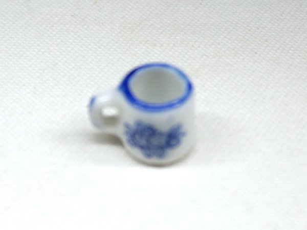 画像3: マグカップ　花柄　ブルー (3)