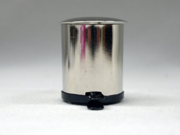 画像1: ペダル　ゴミ箱　ステンレス (1)