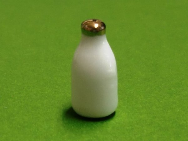 画像1: ミルクボトル キャップ金色 (1)
