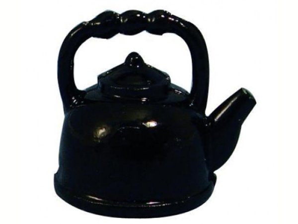 画像1: ケトル（やかん）　黒 (1)