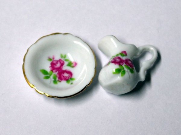 画像3: 洗面器＆ジャグ (3)