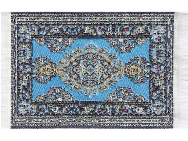 画像2: ラグ　機械織り　 4.7ｃｍ x 6.6cm(フリンジ込み8ｃｍ） (2)