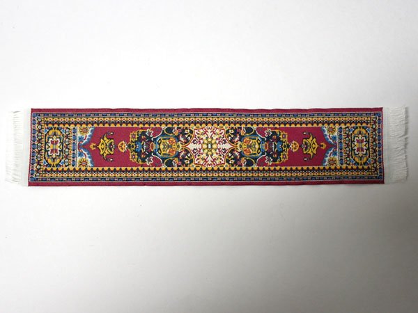 画像1: トルコ絨毯　ランナー　4x22cm (1)