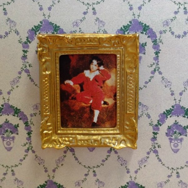 画像4: 額入り絵　子供 (4)