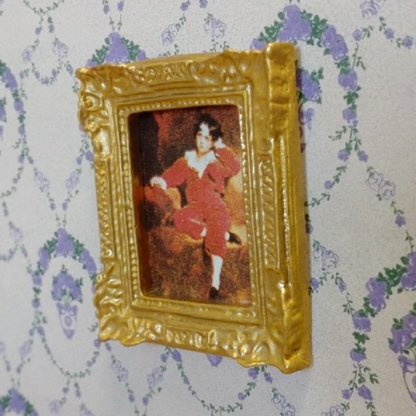 画像3: 額入り絵　子供 (3)