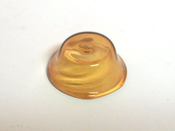1/12サイズのドールハウス用ミニチュアアンバー　ガラス・ボウルです