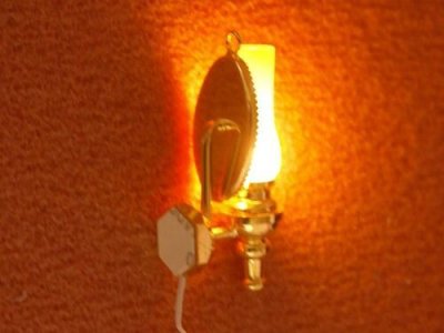 画像2: 照明　壁用 オイルランプ　ミラー付スコンス
