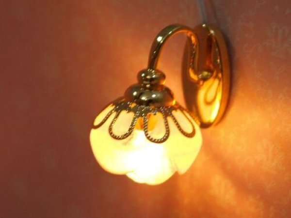 画像2: 照明　壁用 ローズ (2)