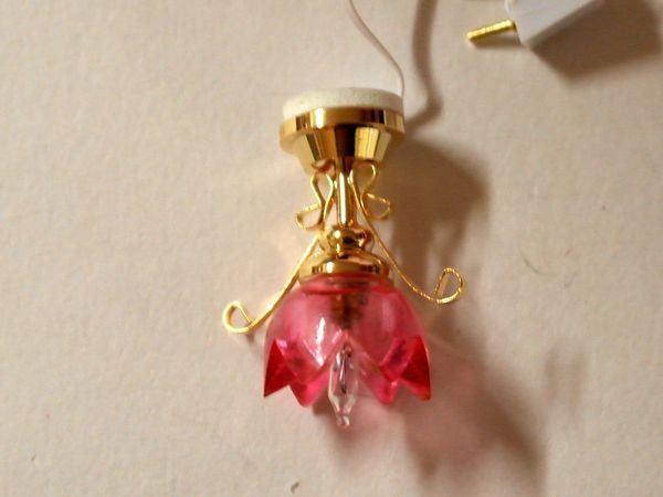 画像4: 照明　天井用　リリー　ピンク (4)