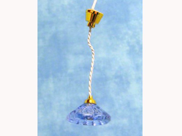 画像1: 照明　天井用　吊り下げ　フルート　ブルー (1)