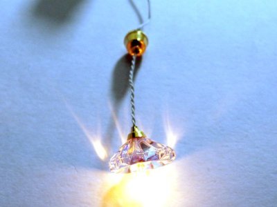 画像1: 照明　天井用　吊り下げ　フルート　ブルー