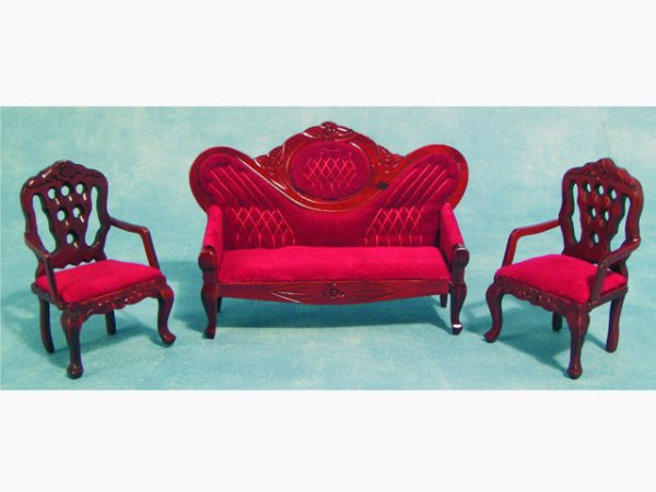 画像1: ソファ＆アームチェア2脚セット (1)