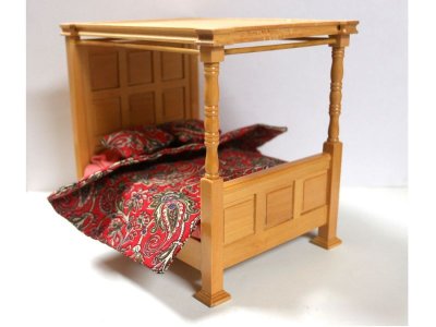 画像3: ４ポスター（四柱式）・ベッド　天蓋付き