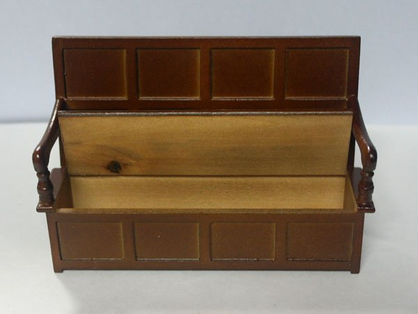 画像3: チャールズII世ベンチ　オーク　 (3)