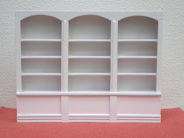 画像1: ディスプレィ　棚　大　ホワイト (1)