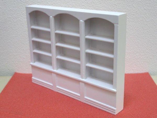 画像2: ディスプレィ　棚　大　ホワイト (2)