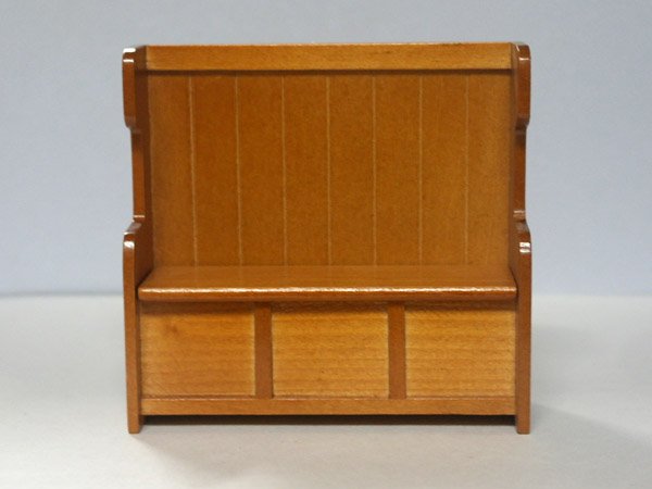 画像2: ピュー（長いベンチ式の教会にある信者席）　オーク (2)