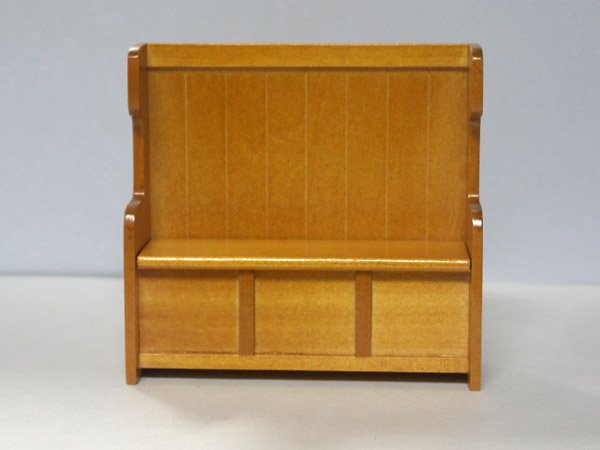 画像2: ピュー（長いベンチ式の教会にある信者席）パイン (2)