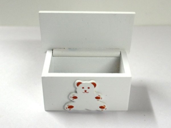 画像2: ベア　ブランケット・ボックス　ホワイト (2)