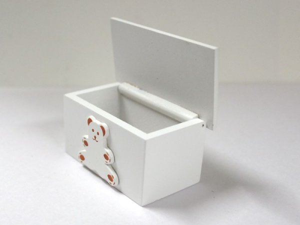 画像5: ベア　ブランケット・ボックス　ホワイト (5)