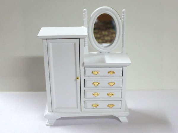 画像1: コンビネーション・ワードローブ 　ホワイト (1)