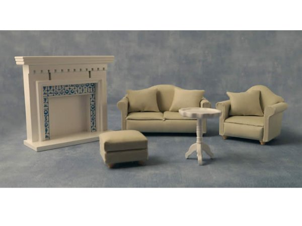 1/12サイズのドールハウス用ミニチュアリビングルーム　セットです