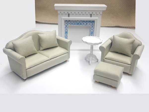 1/12サイズのドールハウス用ミニチュアリビングルーム　セットです
