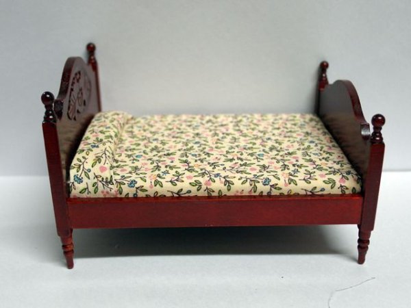 画像3: ダブルベッド　マホガニー (3)