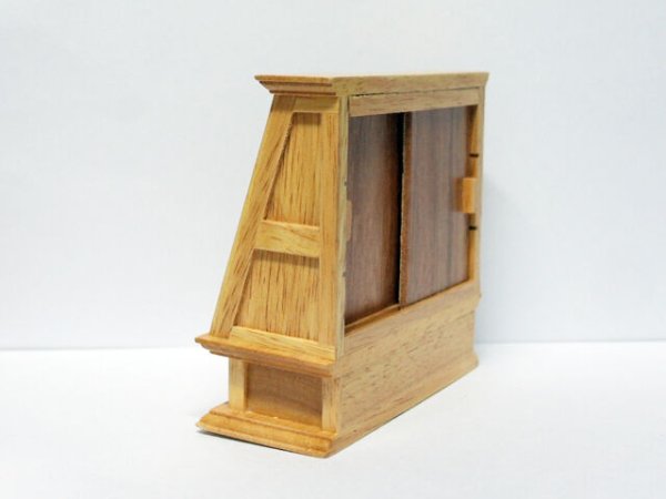 画像4: ショップ・ディスプレィ・キャビネット　パイン (4)