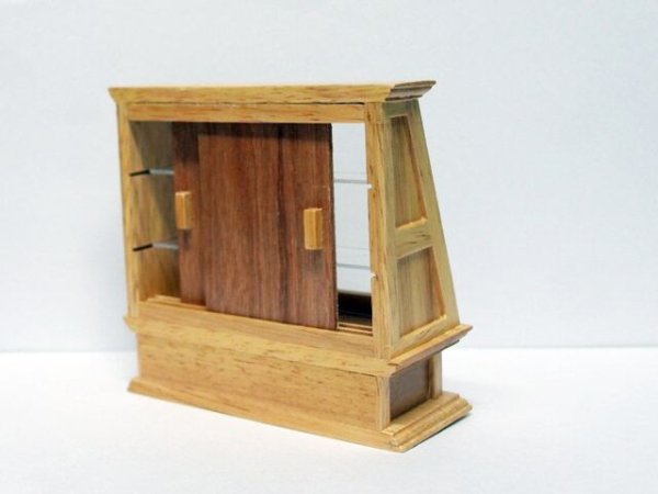 画像5: ショップ・ディスプレィ・キャビネット　パイン (5)