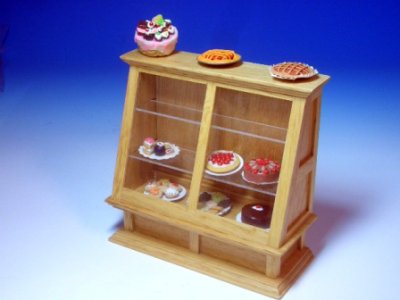 画像1: ショップ・ディスプレィ・キャビネット　パイン