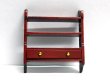 画像1: シェルフ 棚　マホガニー (1)