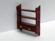 画像3: シェルフ 棚　マホガニー (3)