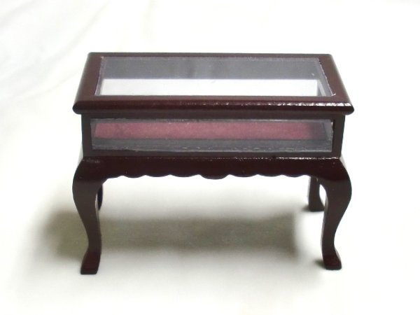 画像2: ディスプレイテーブル マホガニー (2)