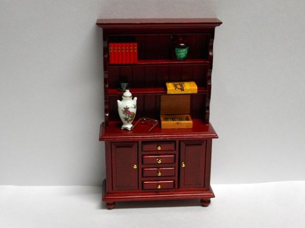 画像1: ドレッサー＆アクセサリー　マホガニー (1)