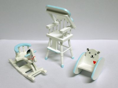 画像1: ナーサリールーム　セット　ブルー