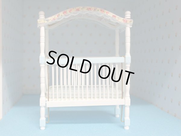 画像5: 天蓋付ベビーベッド (5)