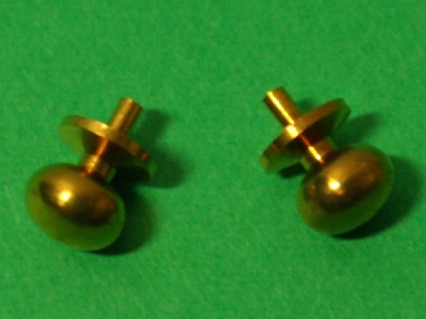 画像4: ドアノブ　真鍮　ペア（２個） (4)