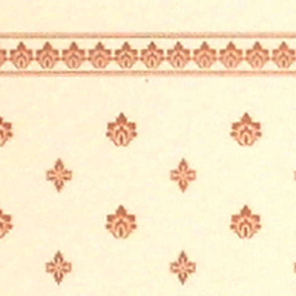 画像2: 壁紙　A3 (297 × 408 ミリ)室内壁用　"Garden Crest" Gold & Ivory (2)