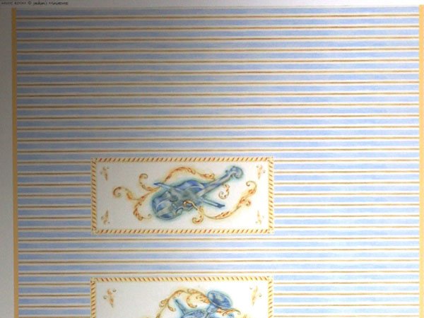 画像5: 壁紙　A3 (297 × 421 ミリ)　Music Room paper (5)