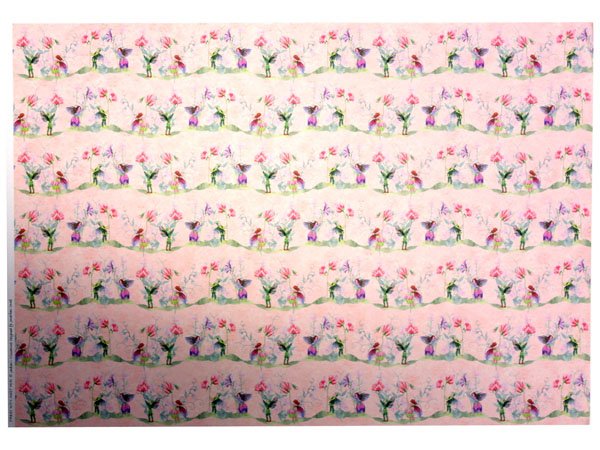画像3: 壁紙　A3 (297 × 421 ミリ)　 A3 Pink Fairies Paper (3)