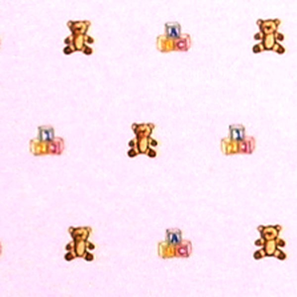 画像1: "Block & Bear Nursery"　Pink (1)