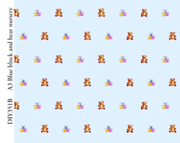 画像3: "Block & Bear Nursery"　Blue (3)