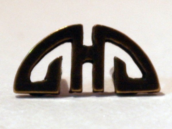 画像1: 取っ手　アールヌーボー　1個 (1)