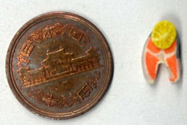 ミニチュア 1/12スケール サーモン＆レモンスライス