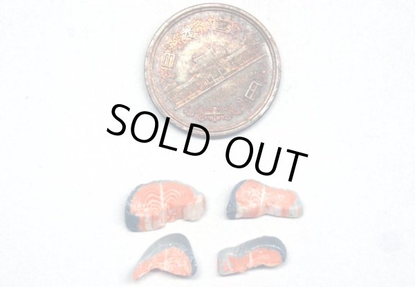 ミニチュア 1/12スケール サーモン切り身