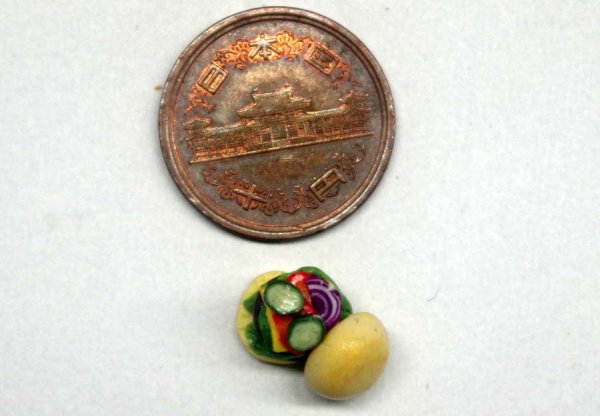 ミニチュア 1/12スケール ハンバーガー　デラックス