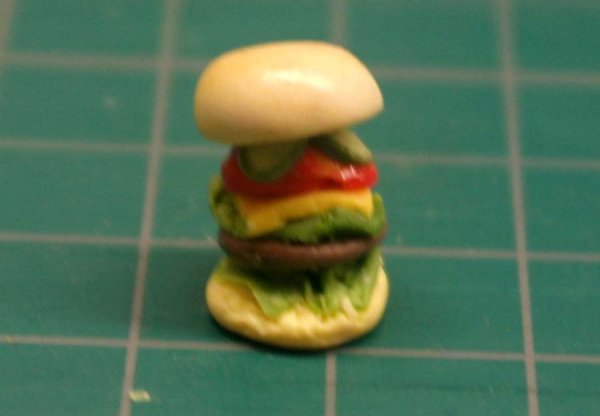 ミニチュア 1/12スケール ハンバーガー　デラックス